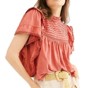 FREE PEOPLE LE FEMME TEE new with tags size Large